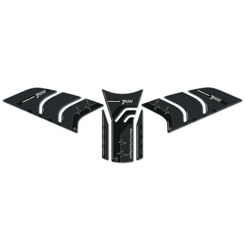 Kit of 3 3D resin gel motorbike tank stickers compatible Yamaha Tracer 700