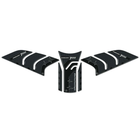 Kit of 3 3D resin gel motorbike tank stickers compatible Yamaha Tracer 700