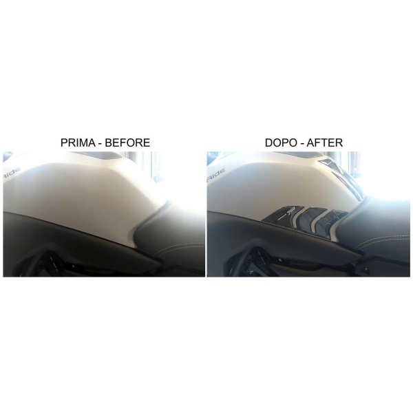 Kit de 3 adhesivos de gel 3D para depósito de moto compatibles Yamaha Tracer 700