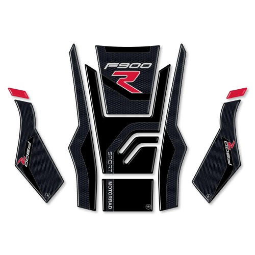 Kit mit 3 3D Gel Protektoren F900 R Motorradtank Aufkleber kompatibel BMW F900R