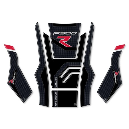 Kit mit 3 3D Gel Protektoren F900 R Motorradtank Aufkleber kompatibel BMW F900R