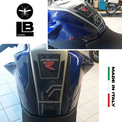 Kit mit 3 3D Gel Protektoren F900 R Motorradtank Aufkleber kompatibel BMW F900R 2