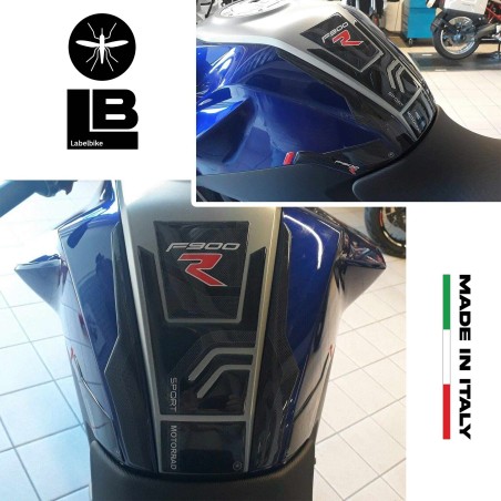 Kit mit 3 3D Gel Protektoren F900 R Motorradtank Aufkleber kompatibel BMW F900R