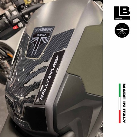 Motorrad Tankschutzbügel Kit kompatibel mit Triumph Tiger 1200 Rally Explorer 2022-23