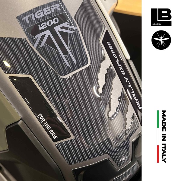 Kit protector de depósito de moto compatible con Triumph Tiger 1200 Rally Explorer 2022-23