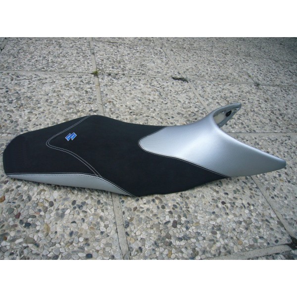 Kit SADDLE SEAT COVER x GSR 600 για MOTORBIKE SUZUKI 750 Simil Alcantara