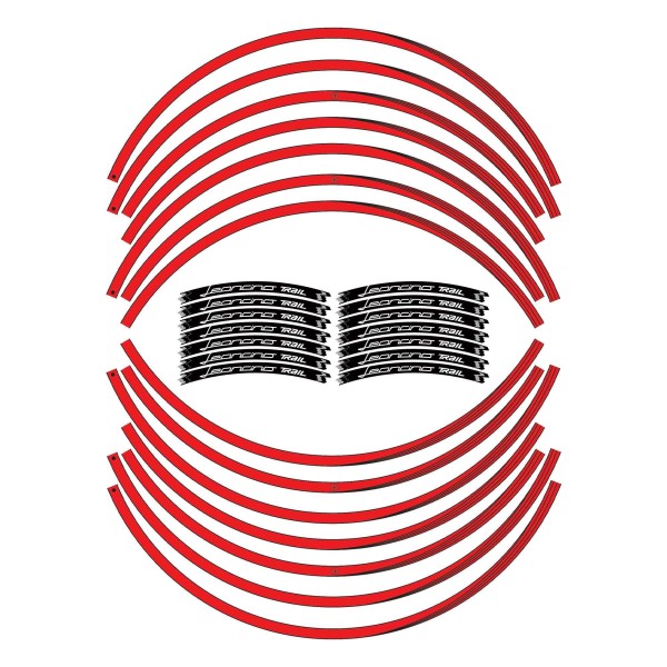 Adhesive stripes kit motorbike wheel rims compatible with Benelli Leoncino 500 trail