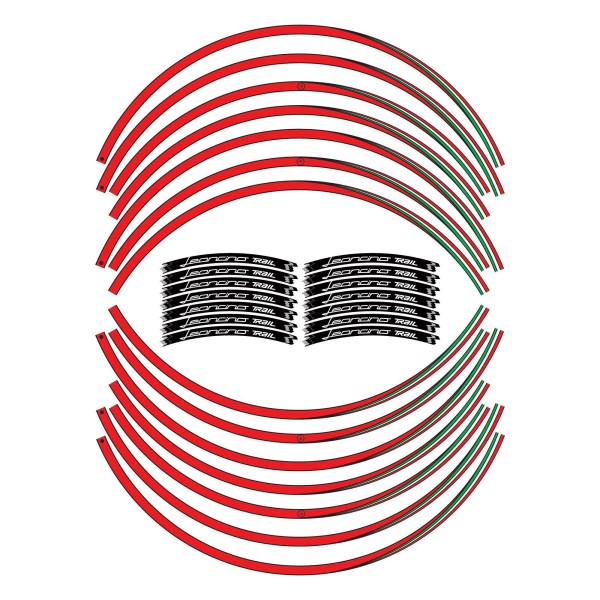 Kit rayas adhesivas llantas moto compatible con Benelli Leoncino 500 trail