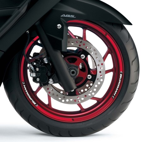 Κιτ αυτοκόλλητων ζαντών σκούτερ συμβατό με Suzuki Burgman 400 1998-2006