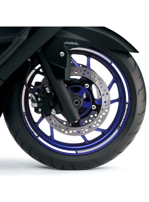 Kit strisce adesive cerchi scooter compatibili con Suzuki Burgman 400 2017-2023