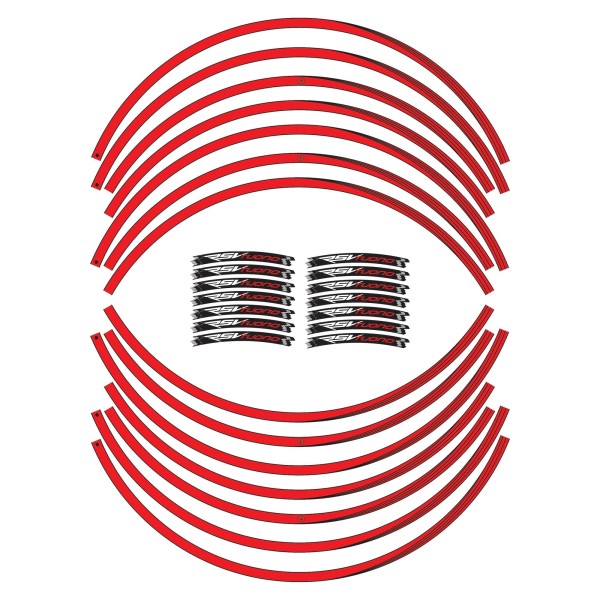 KIT BANDES ADHESIVES compatibles pour jantes 17 MOTORCYCLE APRILIA RSV TUONO stickers