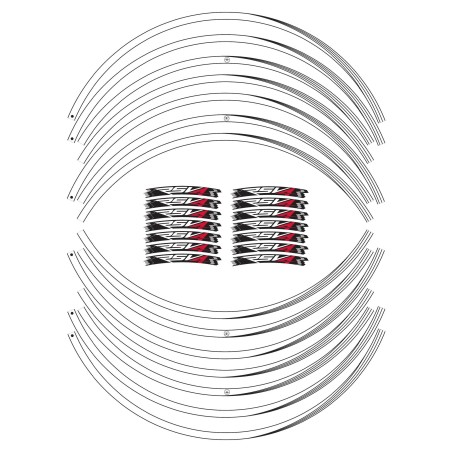 ADHESIVE STRIP KIT συμβατό για αυτοκόλλητα 17 RIMS MOTORCYCLE APRILIA RSV4 tuning αυτοκόλλητα