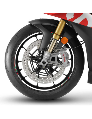 ADHESIVE STRIP KIT compatible for 17 RIMS MOTORCYCLE APRILIA RSV4 tuning stickers