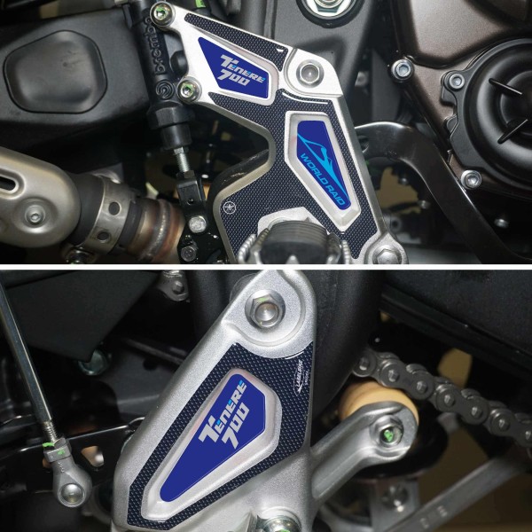 Kit 3D gel stickers heel protectors compatible with Yamaha Tenere 700 2022