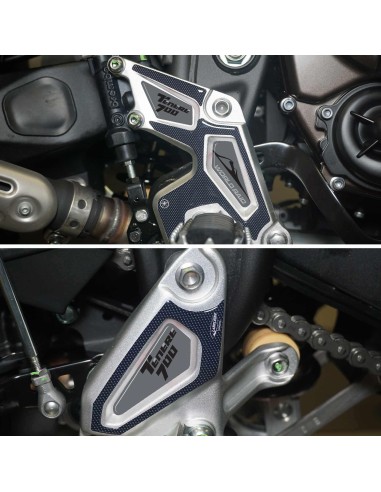 Kit adhesivos 3D gel protectores de talón compatibles con Yamaha Tenere 700 2022