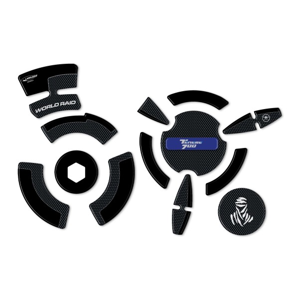 Kit stickers gel 3D protecteurs de carter compatibles avec Yamaha Tenere 700 2022