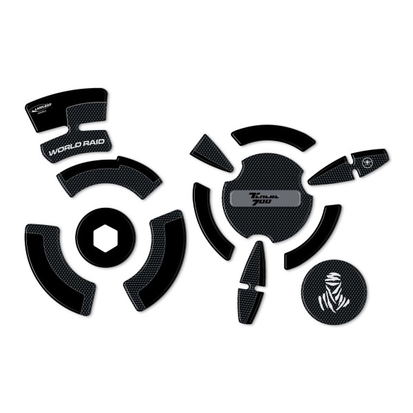 Kit adhesivos 3D protectores de cárter compatibles con Yamaha Tenere 700 2022