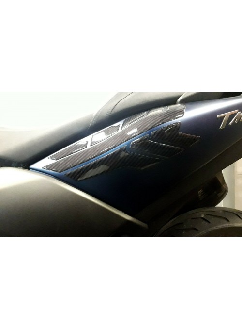 KIT ADESIVI GEL 3D PROTEZIONI FIANCHI CODA compatibili YAMAHA TMAX 530 dal 2017 