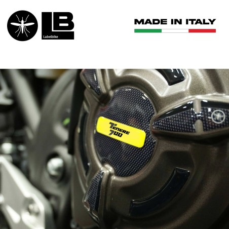 Kit von 3D-Gel Aufkleber Motorrad Kurbelgehäuse Seite Protektoren kompatibel Yamaha Tenere 700