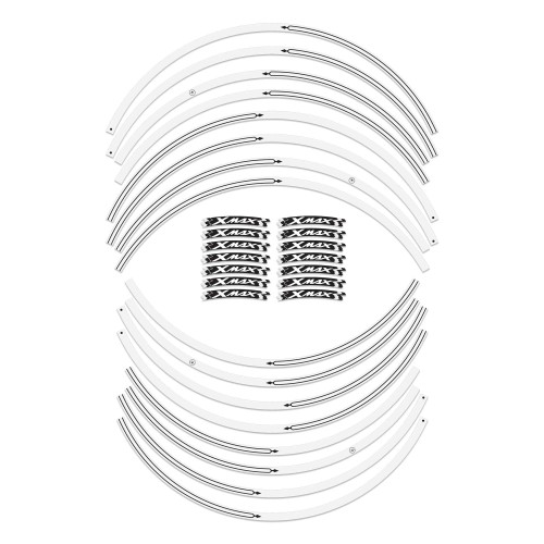 KIT ADHESIVO DE LLANTAS compatible para YAMAHA X MAX scooter XMAX 400 2