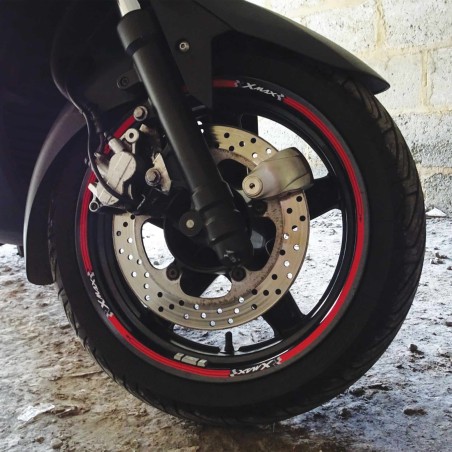 ADHESIVE RIMS STRIP KIT kompatibel für YAMAHA X MAX Motorroller XMAX 400