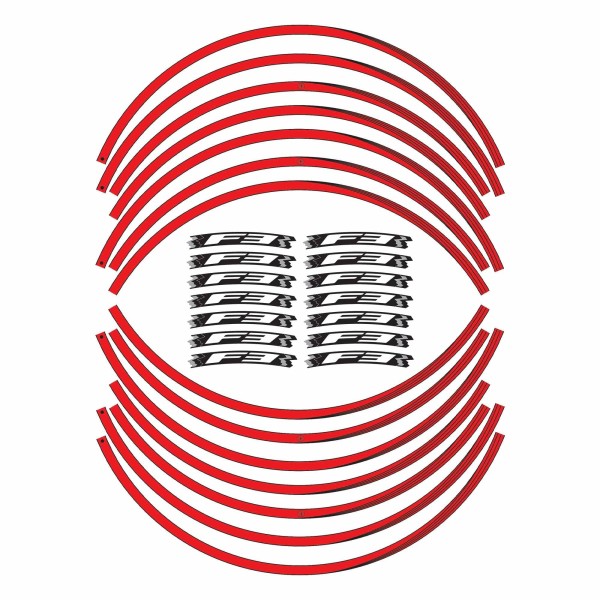 Kit de bandes adhésives pour jantes F3 Jantes 17" compatibles avec les motos Mv Agusta F3