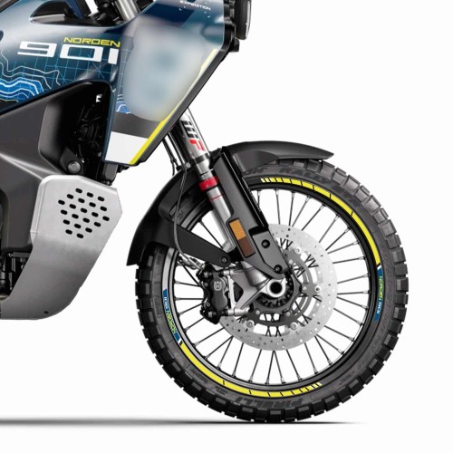 Kit de tiras adhesivas para llantas de moto compatibles con Husqvarna Norden 901 2023-25