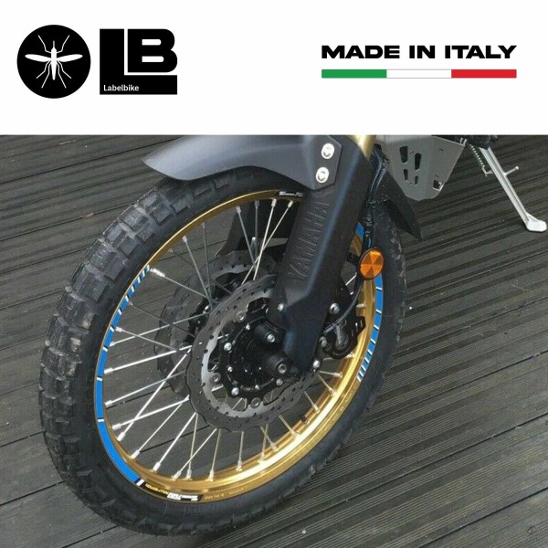 Klebestreifen-Kit für Motorrad-Felgen kompatibel Yamaha Tenere 700 Rally Edition