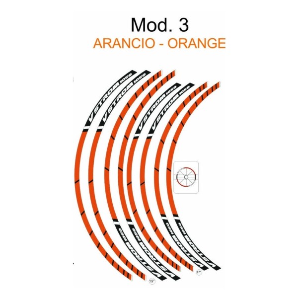 Klebestreifen-Kit für Suzuki V-Strom 1050 Motorrad-Felgen