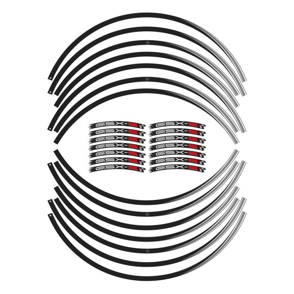 Klebestreifen-Kit für 17" Felgen passend für Suzuki GSXS 950-1000