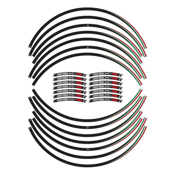 Kit de bandas adhesivas para llantas de 17" compatibles con Suzuki GSXS 950-1000