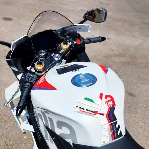 Protection de réservoir moto 3D compatible avec Aprilia Tuono V4 Factory 2023