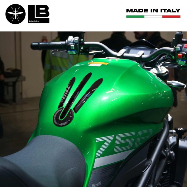 3D Tankschutzhaube Motorrad kompatibel mit Benelli 752s 2020-23