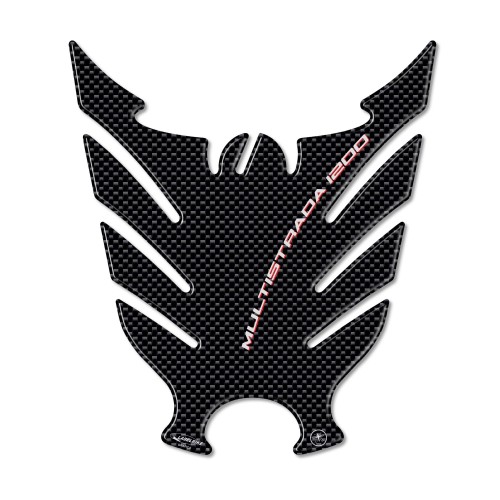TANK SCHUTZ AUFKLEBER 3D HARZ KOHLENSTOFF MOTORRAD DUCATI MULTISTRADA 1200 2010-2014
