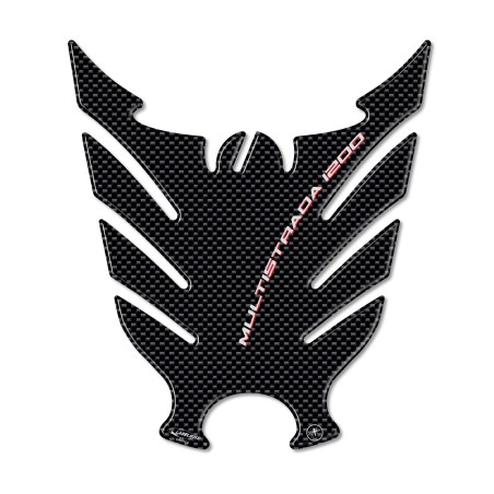 STICKERS PROTECTEUR DE RÉSERVOIR 3D RÉSINE CARBONE MOTO DUCATI MULTISTRADA 1200 2010-2014