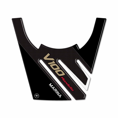 Paraserbatoio Adesivo 3D compatibile con Moto Guzzi V100 Mandello Aviazione 2