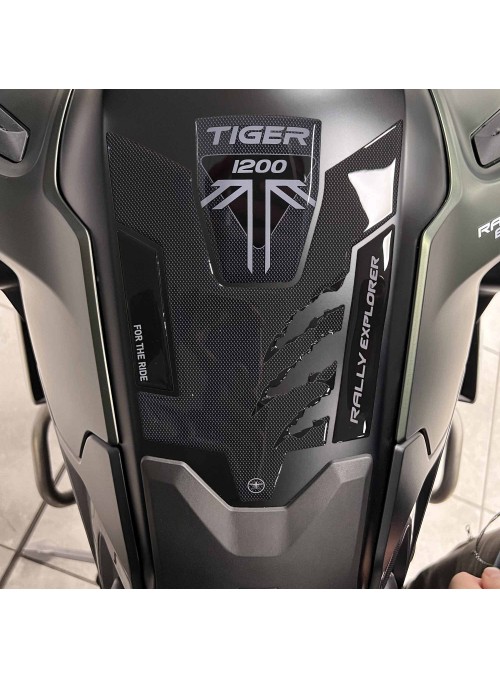 Paraserbatoio Adesivo 3D compatibile con Triumph Tiger 1200 Rally Explorer 2023