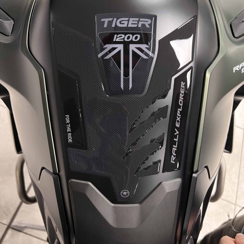 Protector de depósito adhesivo 3D compatible Triumph Tiger 1200 Rally Explorer 2023