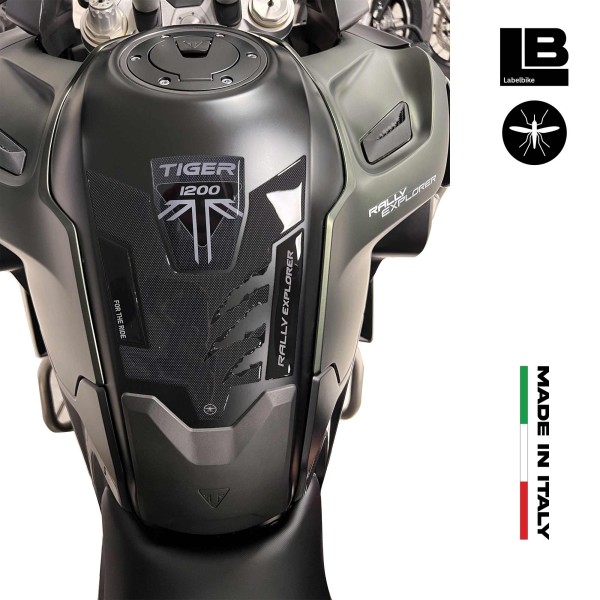 Protector de depósito adhesivo 3D compatible Triumph Tiger 1200 Rally Explorer 2023