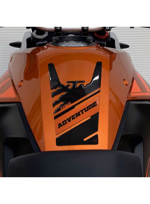 PARASERBATOIO ADESIVO 3D in RESINA GEL compatibile per MOTO KTM 1190 ADVENTURE