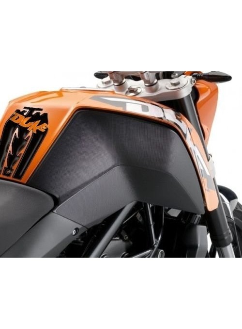 PARASERBATOIO ADESIVO 3D in RESINA GEL compatibile per MOTO KTM DUKE-SUPER DUKE