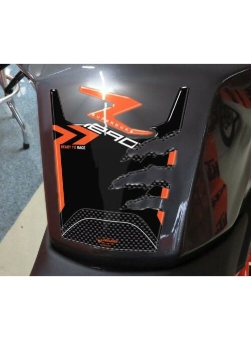 PARASERBATOIO adesivo 3D per MOTO compatibile KTM 1290 SUPER DUKE R 2014-2019