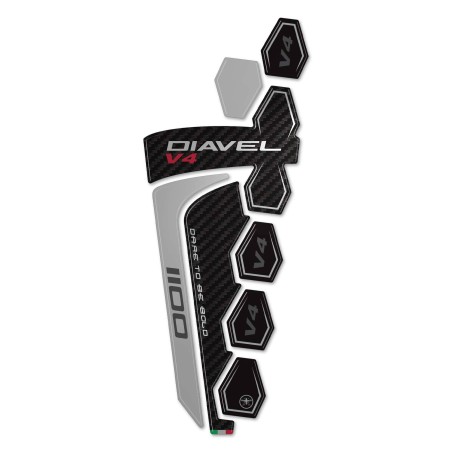 Protège réservoir adhésif 3D compatible avec Ducati Diavel v4 2023