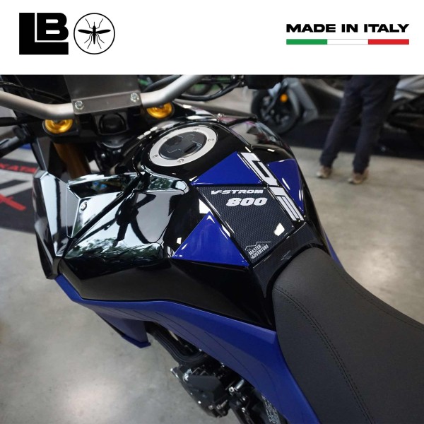 Adhesive 3D tank protector motorbike compatible with Suzuki V-Strom 800DE