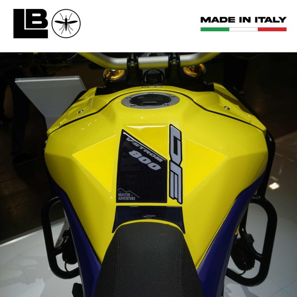 Adhesive 3D tank protector motorbike compatible with Suzuki V-Strom 800DE