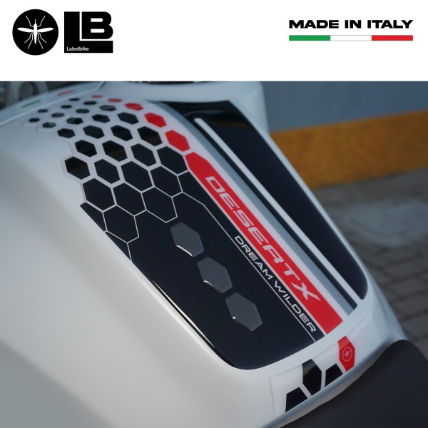 Tapis de réservoir 3D adhésif compatible avec Ducati DesertX