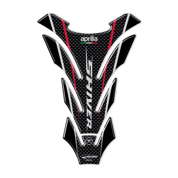 Adhesive 3D tank protector motorbike compatible Aprilia Shiver