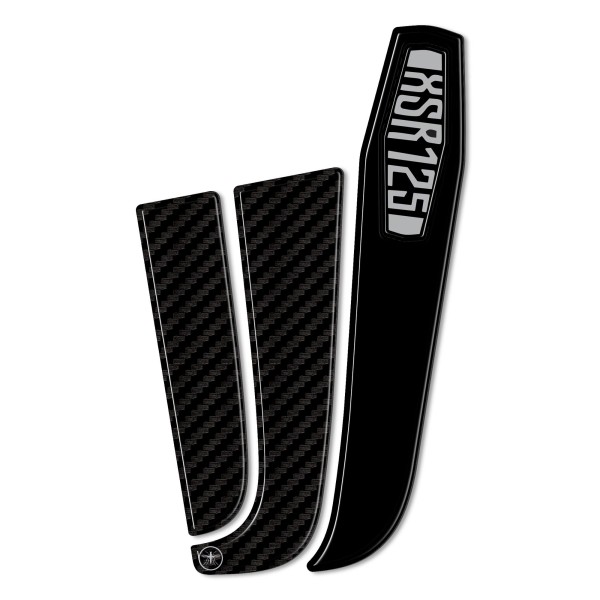 Selbstklebender 3D-Tankschutz Motorrad kompatibel mit Yamaha XSR125