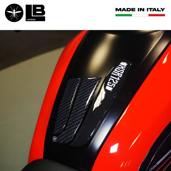 Selbstklebender 3D-Tankschutz Motorrad kompatibel mit Yamaha XSR125