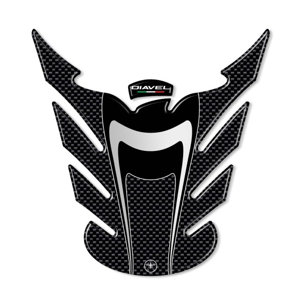 ADHESIVE 3D RESIN CARBON CARBON GEL SURFACE συμβατό για DUCATI DIAVEL MOTORBIKE